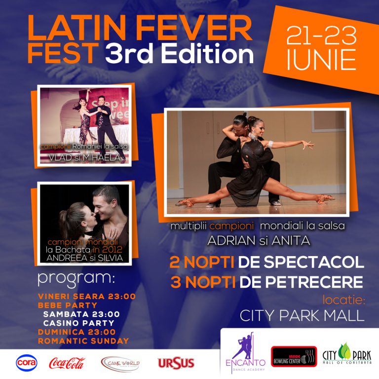 Dansează alături de campionii mondiali la Latin Fever Fest