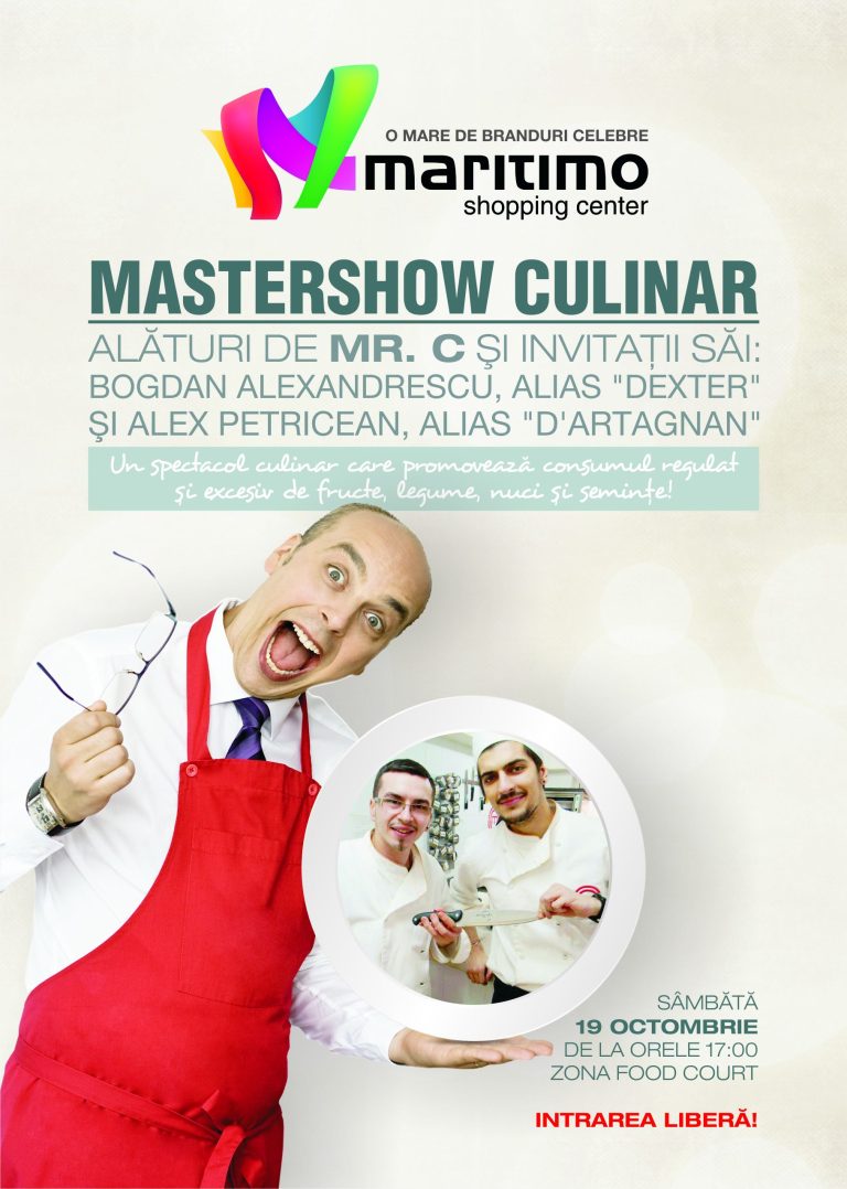 Exponatura şi Mastershow culinar la Maritimo!