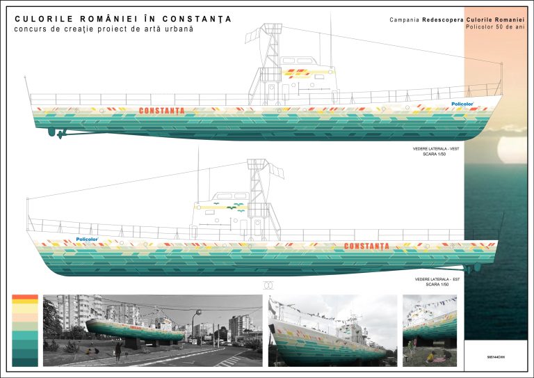Primăria Constanța transformă vaporașele în reclame imense pentru Policolor?