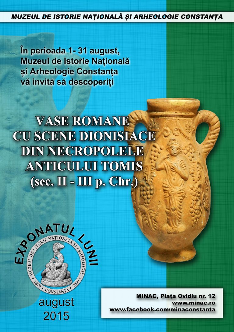 Două vase ceramice romane expuse la Muzeul de Arheologie