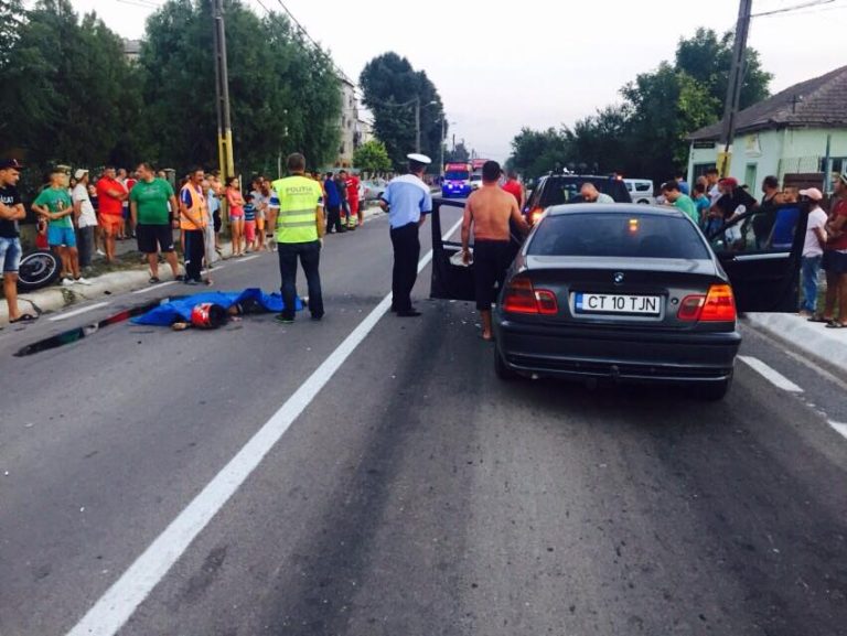 Accident mortal la Poarta Albă. Imagini nerecomandate cardiacilor