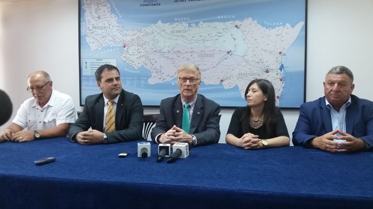 Musafiri de marcă la RAJA Constanța. Șeful Ligii Navale a SUA a vizitat compania de apă