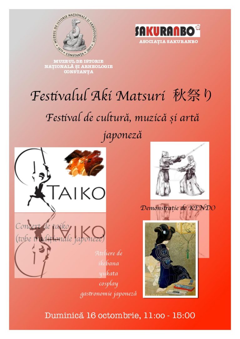 Festivalul Aki Matsuri la Muzeul de Istorie și Arheologie