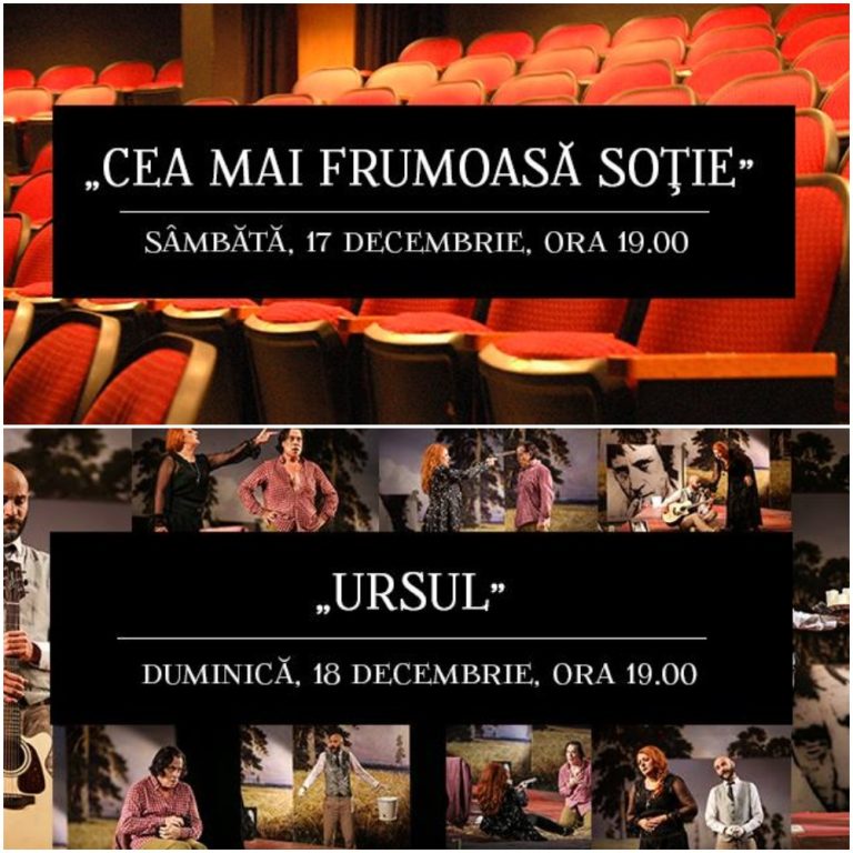 Două comedii, de văzut în acest sfârșit de săptămână la Teatrul de Stat Constanța
