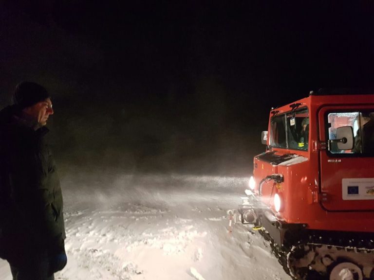 Video. Deszăpezirea din zona Dorobanțu, amânată pentru dimineață