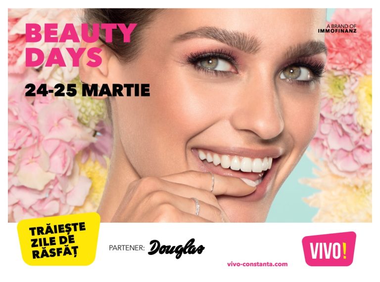 Beauty Days: Evenimentul primăverii în materie de frumusețe are loc weekend-ul acesta, la VIVO! Constanța