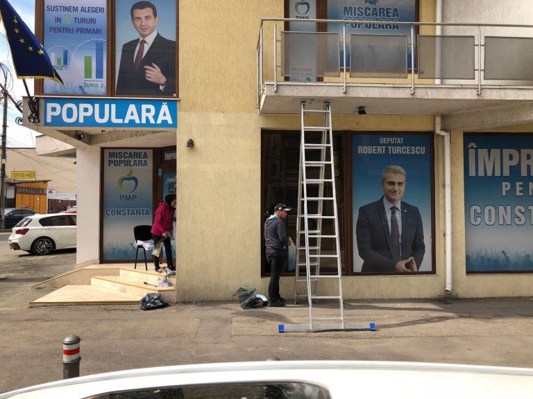 Un nou episod din războiul Palaz – Turcescu. Deputatul, ras de pe geamurile PMP Constanța