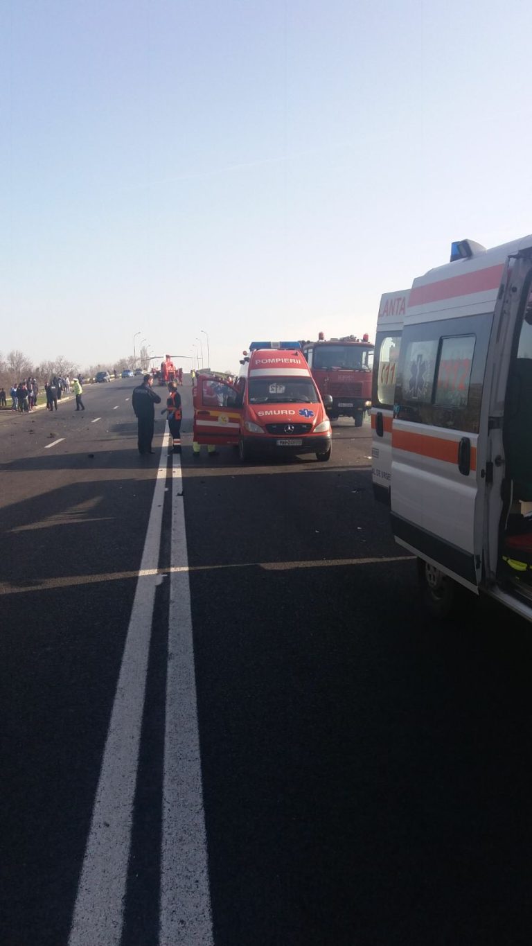 Accident rutier cu șase victime la Neptun