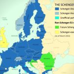 Harta Zonei Schengen – Romania si Bulgaria lasate pe dinafara