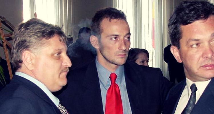 Radu Mazăre alături de colegul Corneliu Iacobov