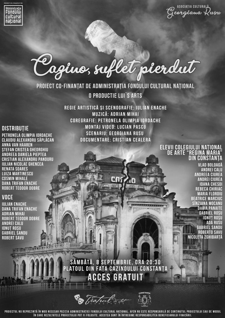 ”Cazino, suflet pierdut”, un spectacol marca Georgiana Rusu pe care trebuie să-l vezi