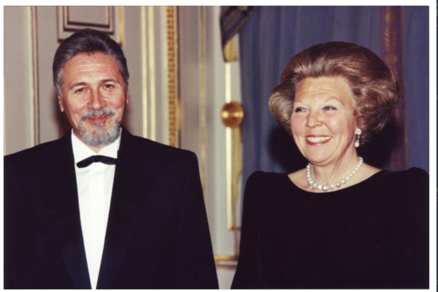 Emil Constantinescu si Majestatea Sa Regina Beatrix