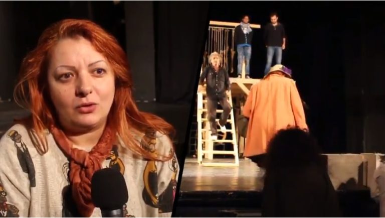 Dana de la teatru se agață de scaun. Și-a pus secretara, plasatoarele, casiera, șoferul și mecanicul să protesteze împotriva demiterii ei