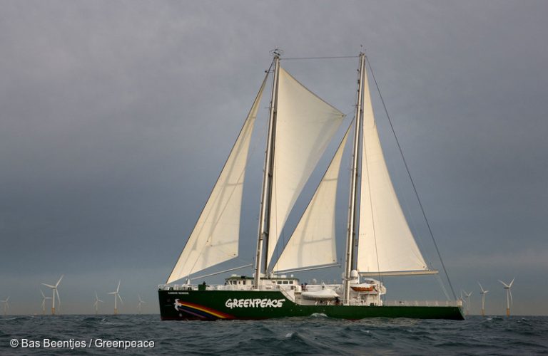 Rainbow Warrior, nava-fanion a Greenpeace, vine în România