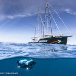 ROV and the Rainbow Warrior in the Great Australian Bight