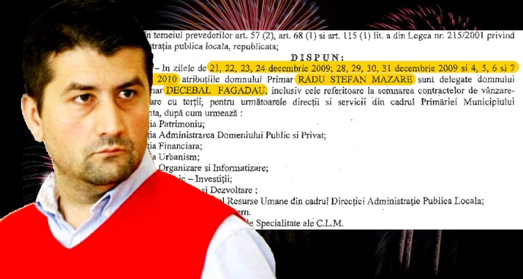 Cum l-a făcut Radu Mazăre “primar” pe Făgădău, în 2009, de Revelion! (DOCUMENT)