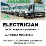 anunt electrician iunie