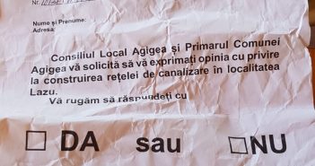 Primarul din Agigea, Maricel Cârjaliu, nu e convins că oamenii din comună vor canalizare, așa că face sondaj lazu