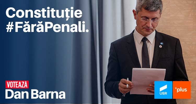 Dan Barna. Proiecte pentru România: Reforma constituțională