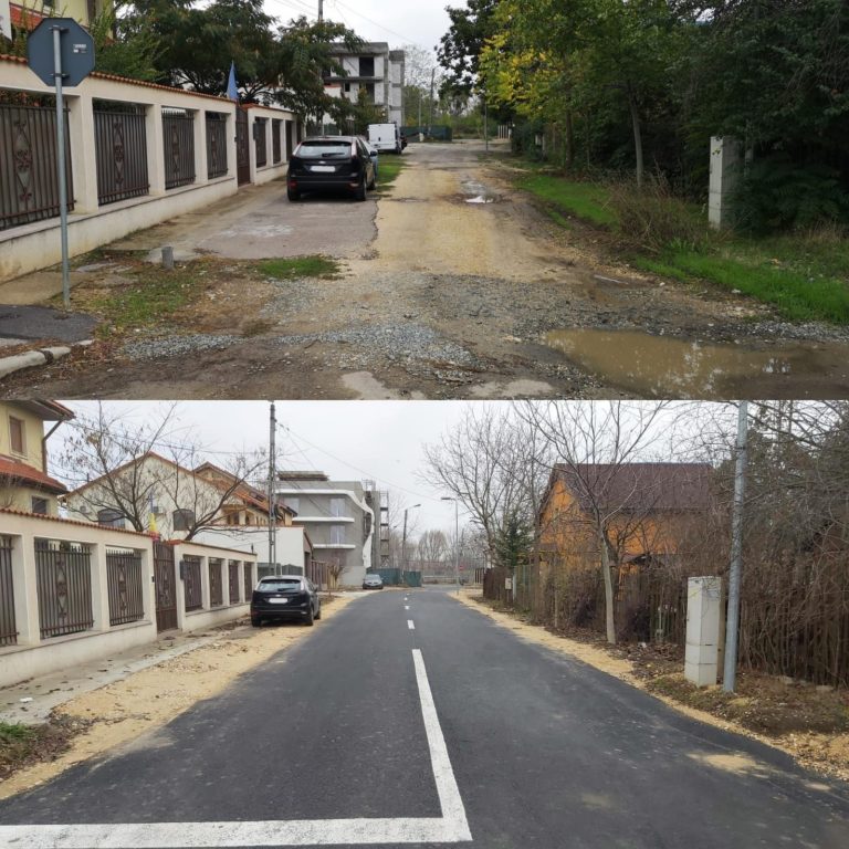 Primăria Constanța a modernizat strada Cella Delavrancea