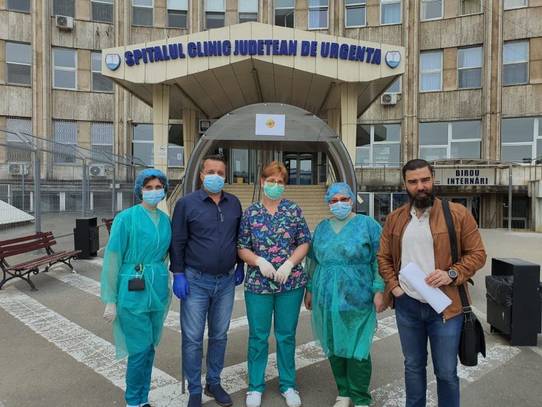 Împreună, Constanța va răsări donează un tunel de dezinfectare secției de cardiologie din cadrul Spitalului de Urgență Sfântul Andrei din Constanța