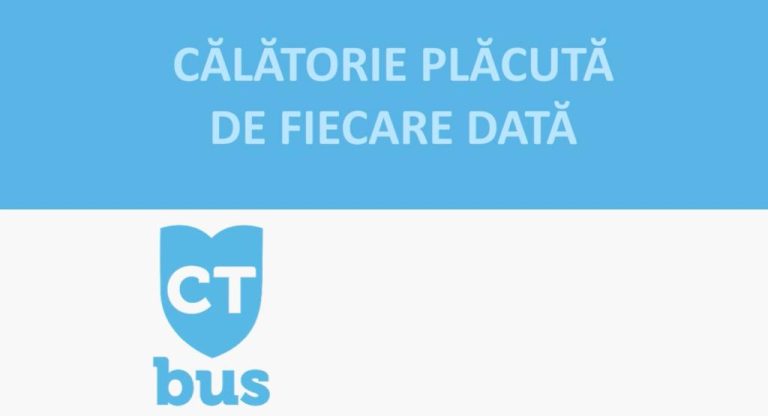 Aplicația CT BUS de planificare a călătoriei a fost actualizată