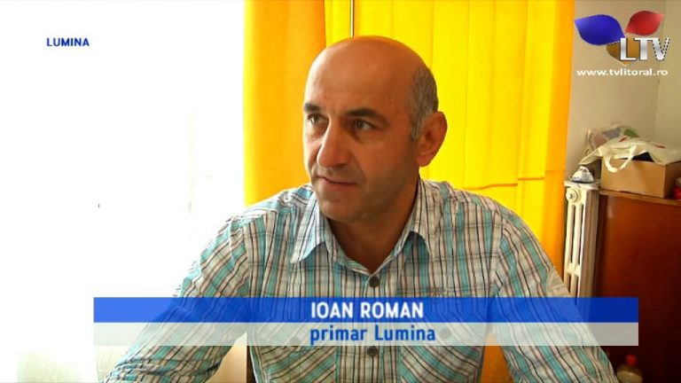 Primarul comunei Lumina, Ioan Roman: „Avem în derulare proiecte europene de 2,2 milioane de euro“