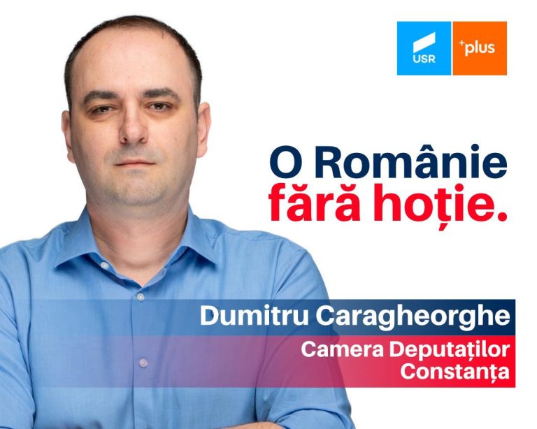 Dumitru Caragheorghe, activistul civic care va reprezenta USR în Camera Deputaților