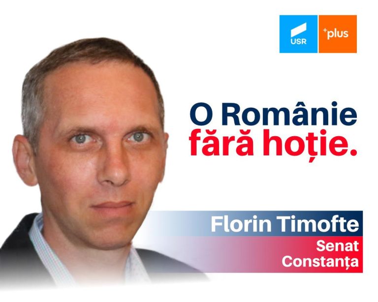 Florin Timofte, un doctor în biologie propus de USR Constanța pentru Senat